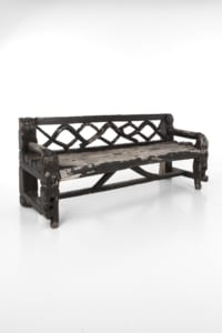 oak bench patina