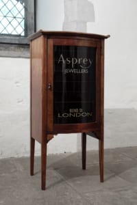 Asprey bond street display cabinet London