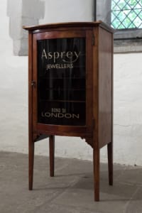 Asprey bow fronted Cabinet
