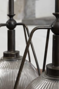 vintage Ceiling downward pole lights