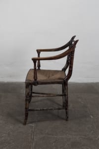 regency armchair faux bamboo