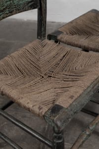 Lambert Hitchcock green and black dining chair