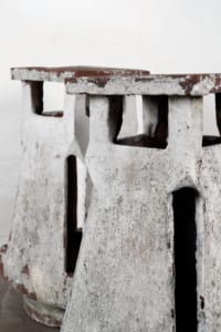 Modernista movement industrial chimney vents