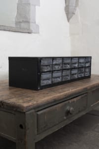 Vintage English factory Drawers