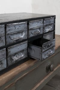 Metal Vintage Storage Drawers