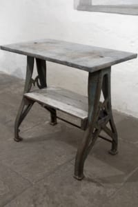 Victorian table cast iron legs