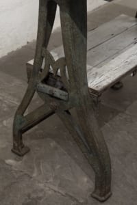 Cast iron antique table legs