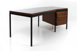 mid-century industrial desk