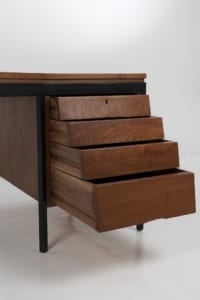 Mid-century angled architects desk