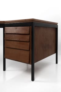 vintage mid-century angled desk