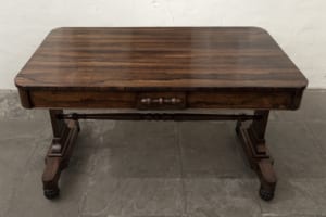 William IV library Table with Frieze drawers