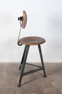 Vintage Industrial Heinrich Rascher machinist chair 1950s
