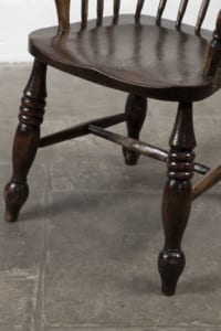 early original windsor armchair with hoop back