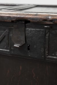 oak coffer detailed carving