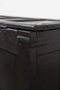 18th century oak coffer patina