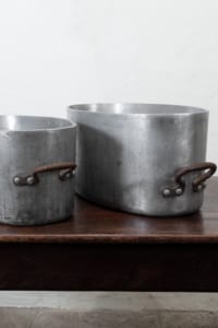 Antique metal pot