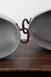 Antique metal champagne bucket
