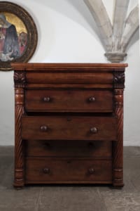 Mahogany Scottish Chest of Drawers 19th Century