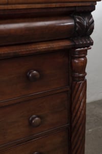 Large Scottish Chest of Drawers Mahogany Antique