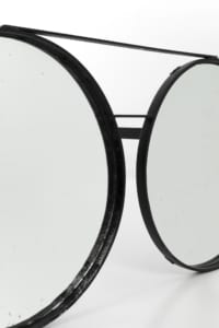 Iron oversized glasses advertising