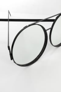 Handmade iron mirrored spectacles display item