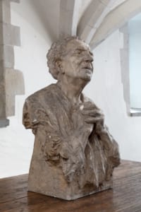bust of a man by Gustave van den Meersche