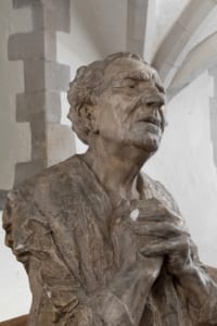 antique bust from Belgium early 20th century