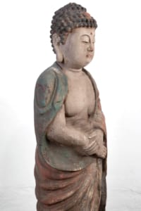 ancient Asian wooden carving