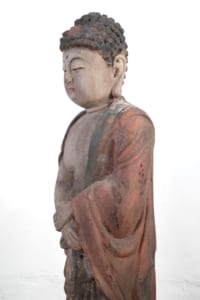 hand carved Asian Buddha
