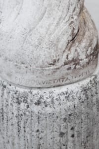 Antique garden statue classic maiden