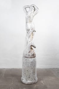 Classic maiden garden statue