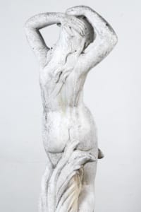 Maiden figure stone composite garden