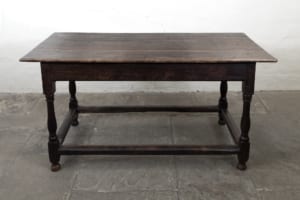 vintage antique oak table