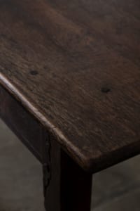 oak topped table
