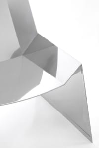 Italian designer Alaska chair in stainless steelby Emilio Nanni for Cattelan Italia