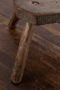 Antique Welsh milking stool