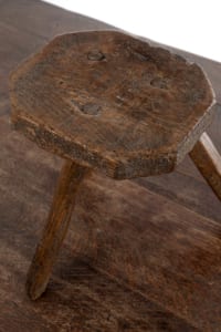 Vintage 19th century Welsh milking stool