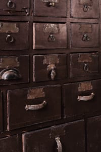 Apothecary Cabinet Drawers