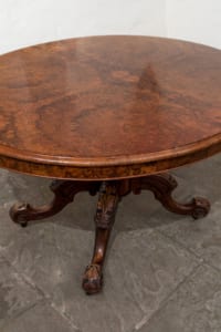 Antique Victorian oval Walnut Centre Table