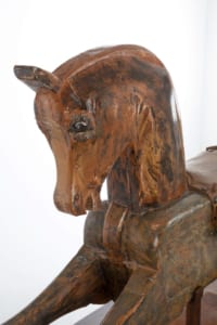 1920s decorative American rocking horse