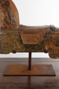 Wooden 1920s American rocking horse