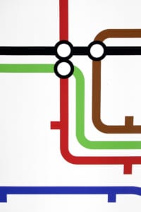 Illuminating London Underground Tube Map Lightbox