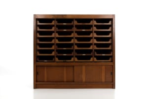 Vintage 1930 haberdashery cabinet