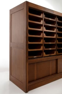 Antique early 20th century haberdashery cabinet