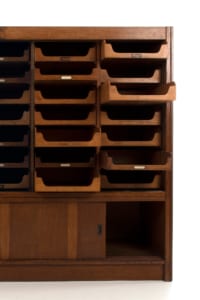 Vintage haberdashery cabinet