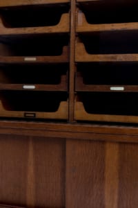 Original haberdashery cabinet