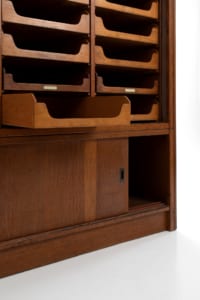 Antique haberdashery storage cabinet
