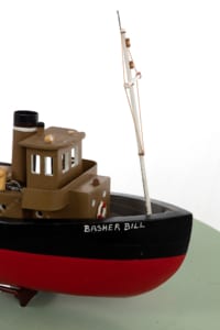 Antique toy model boat