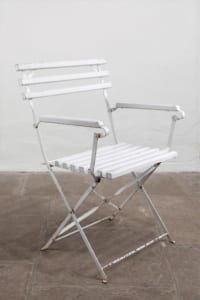 1960s original French bistro garden chair