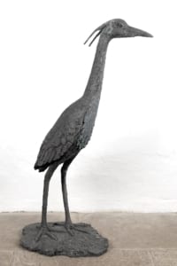 Marion Smith Heron sculpture